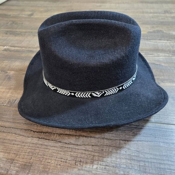 Pigalle cowgirl hat size 6 1/2 black extra small women\'s or youth main image 11